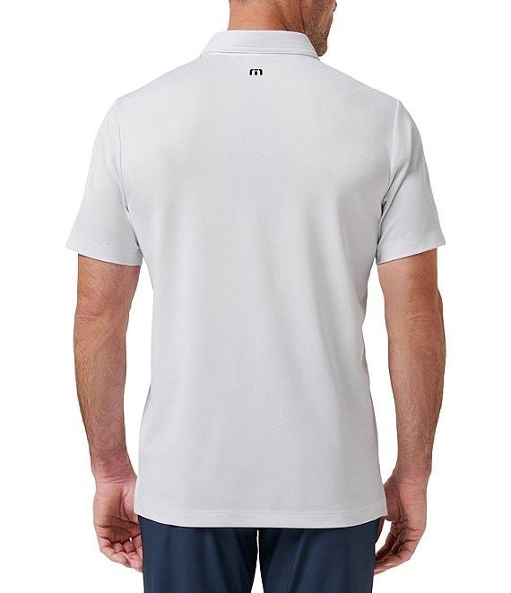 TravisMathew Good Good Chest Stripe Short Sleeve Polo Shirt Product Image