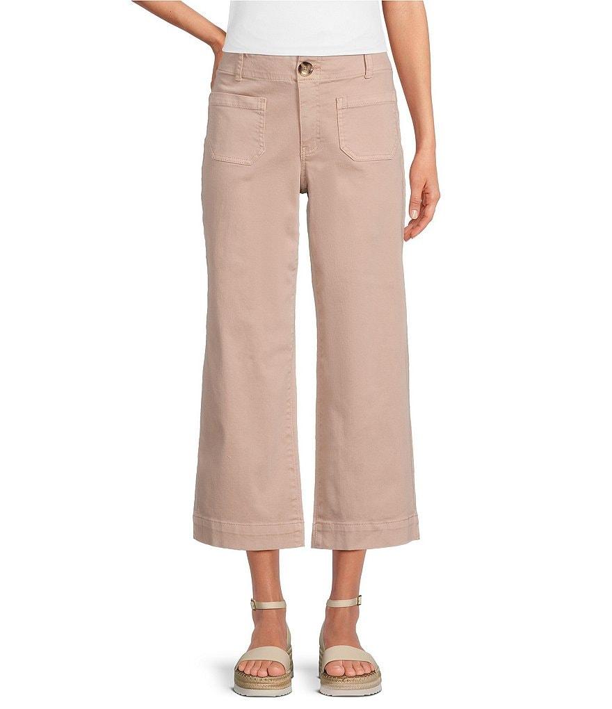 Nurture by Westbound Patch Pocket Wide-Leg Cropped Pants Product Image
