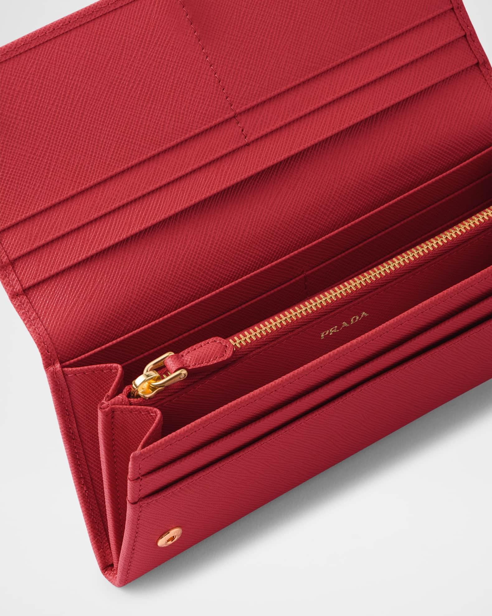 Large Saffiano Leather Flap Wallet Product Image