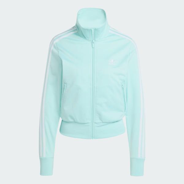 adidas Adicolor Classics Firebird Track Jacket Semi Flash Aqua M Womens Product Image
