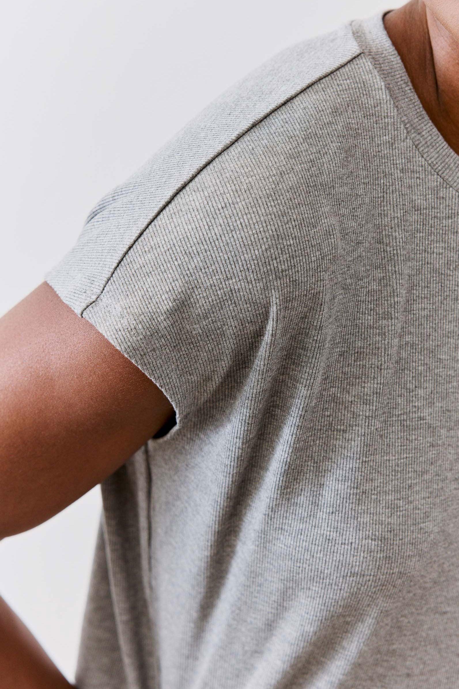 The Ribbed Tuck-In Tee Product Image