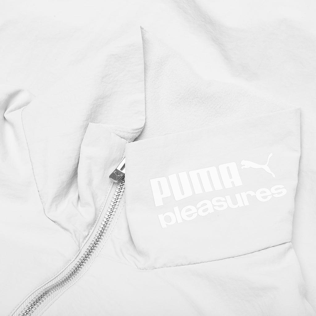 Puma x Pleasures Cellerator Track Jacket - Glacial Grey Male Product Image