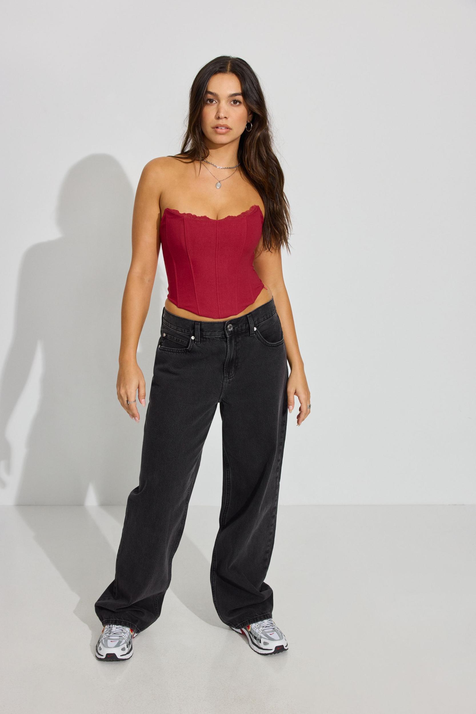 Crochet Drop Waist Mini Skirt Product Image