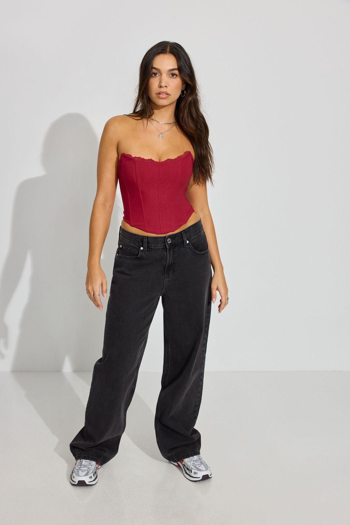 Crochet Drop Waist Mini Skirt Product Image