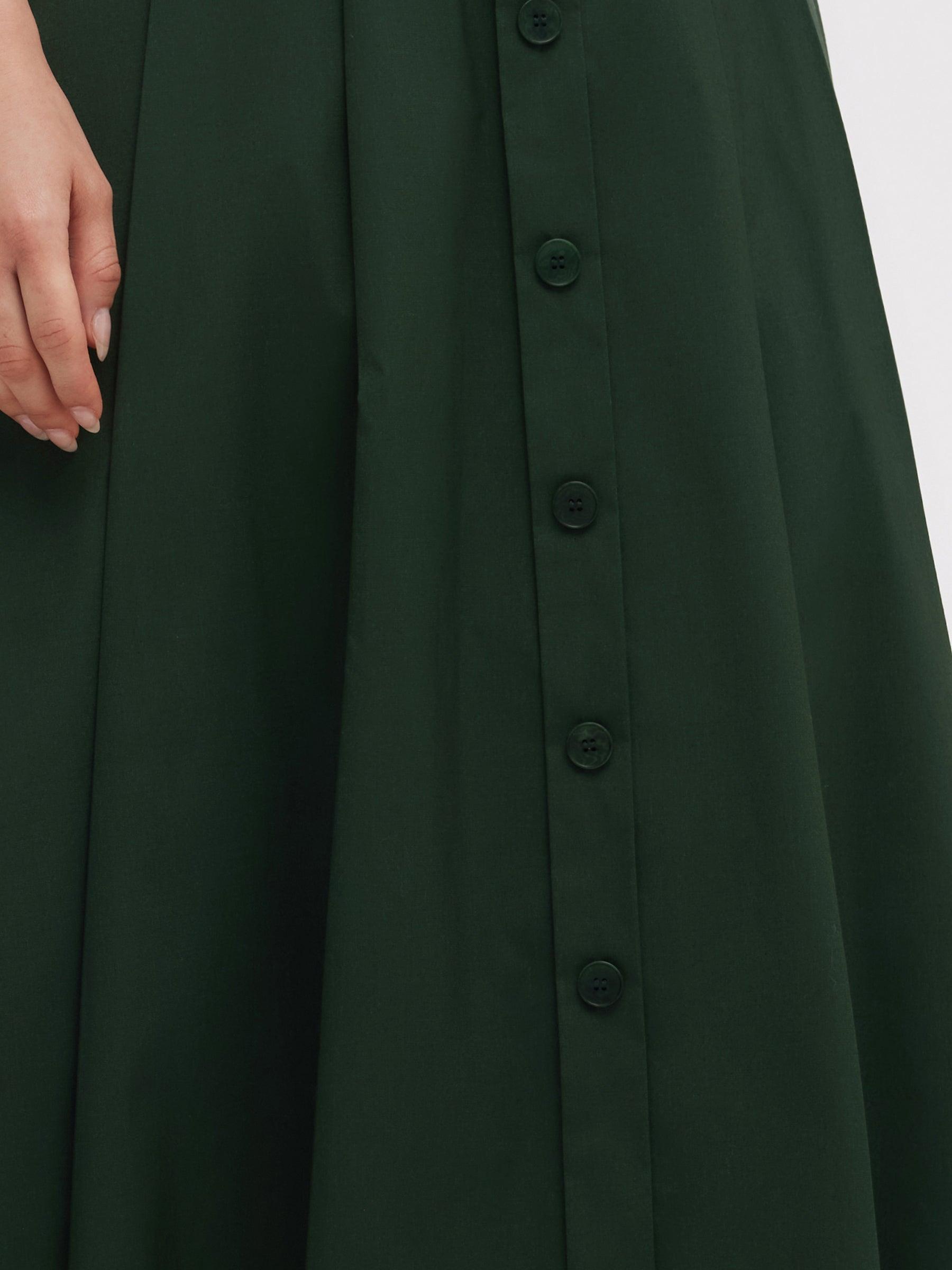 A-Line High-Waisted Women Pleated Skirt Product Image