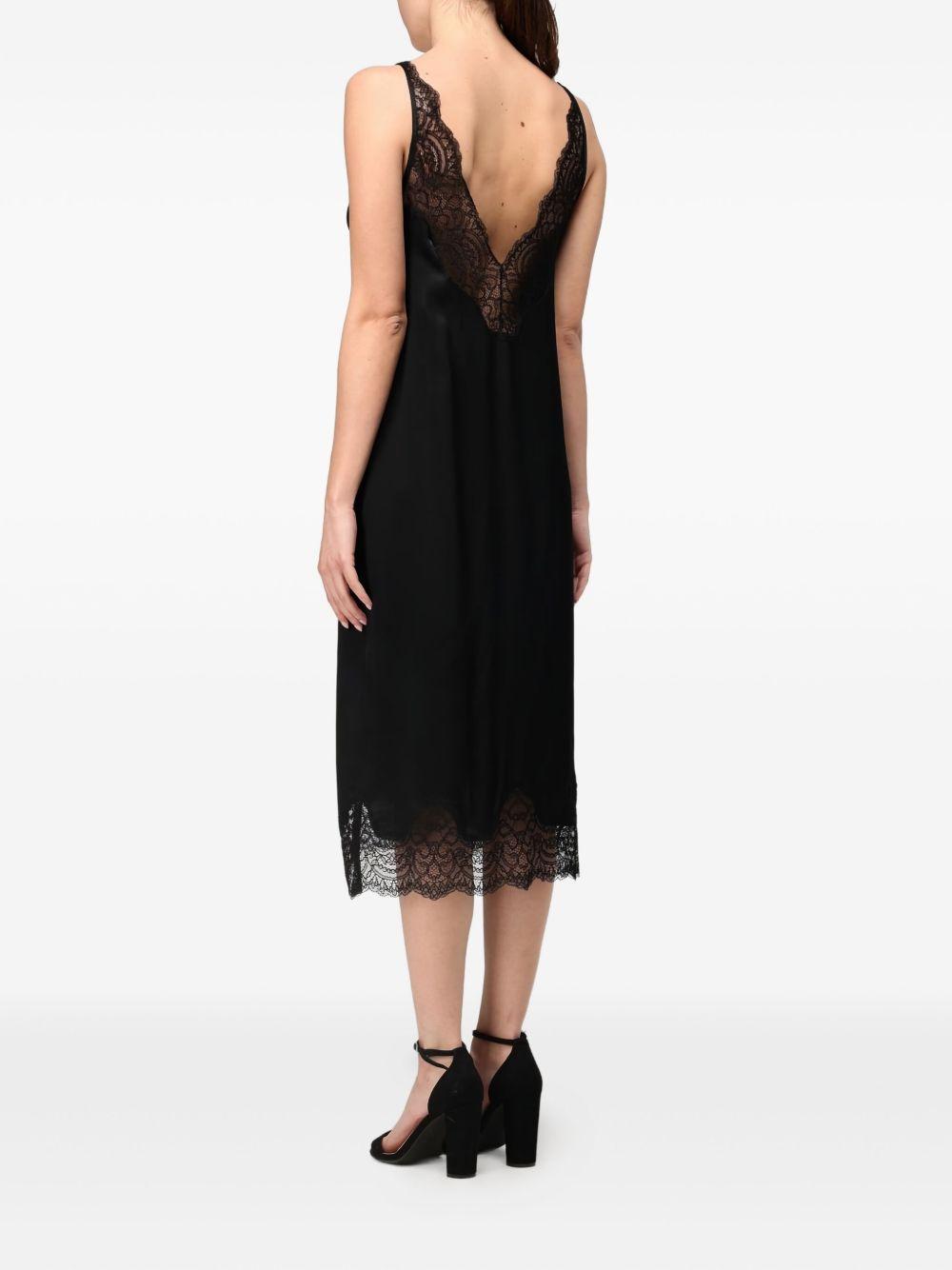 lace-trimmed slip dress Product Image