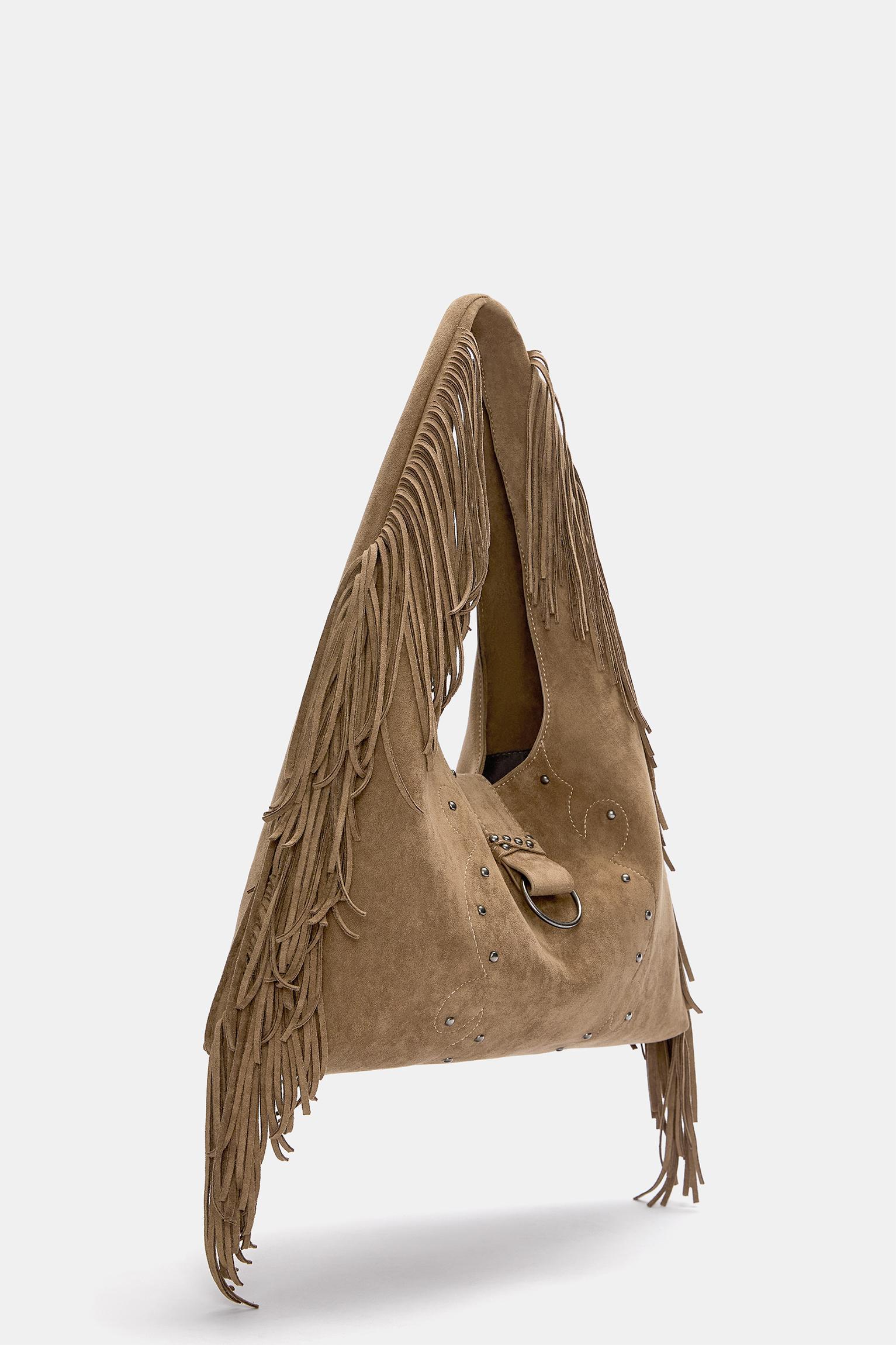 Shopper bag with fringing Product Image