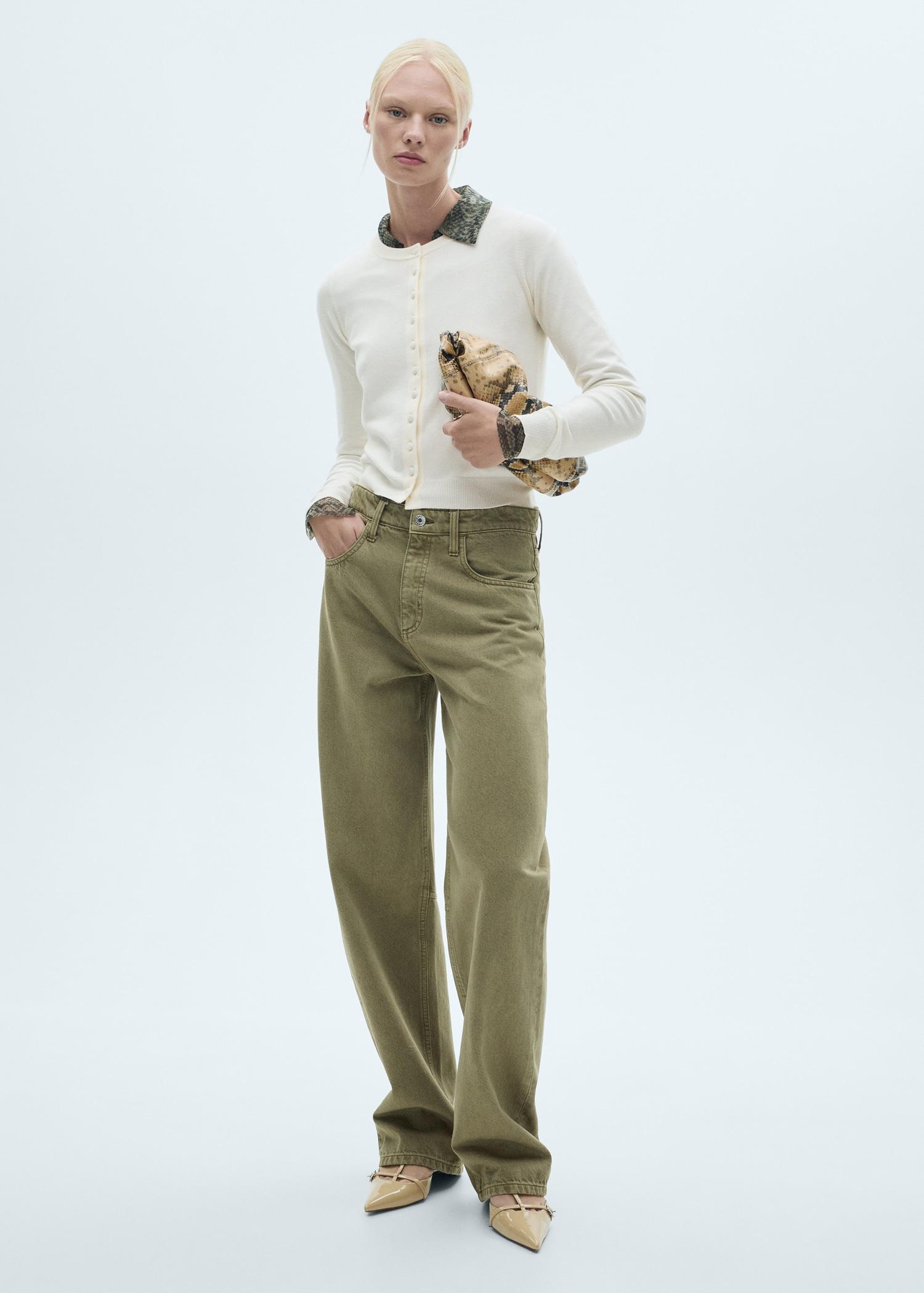 Fine-knit cardigan - Women | MANGO USA Product Image