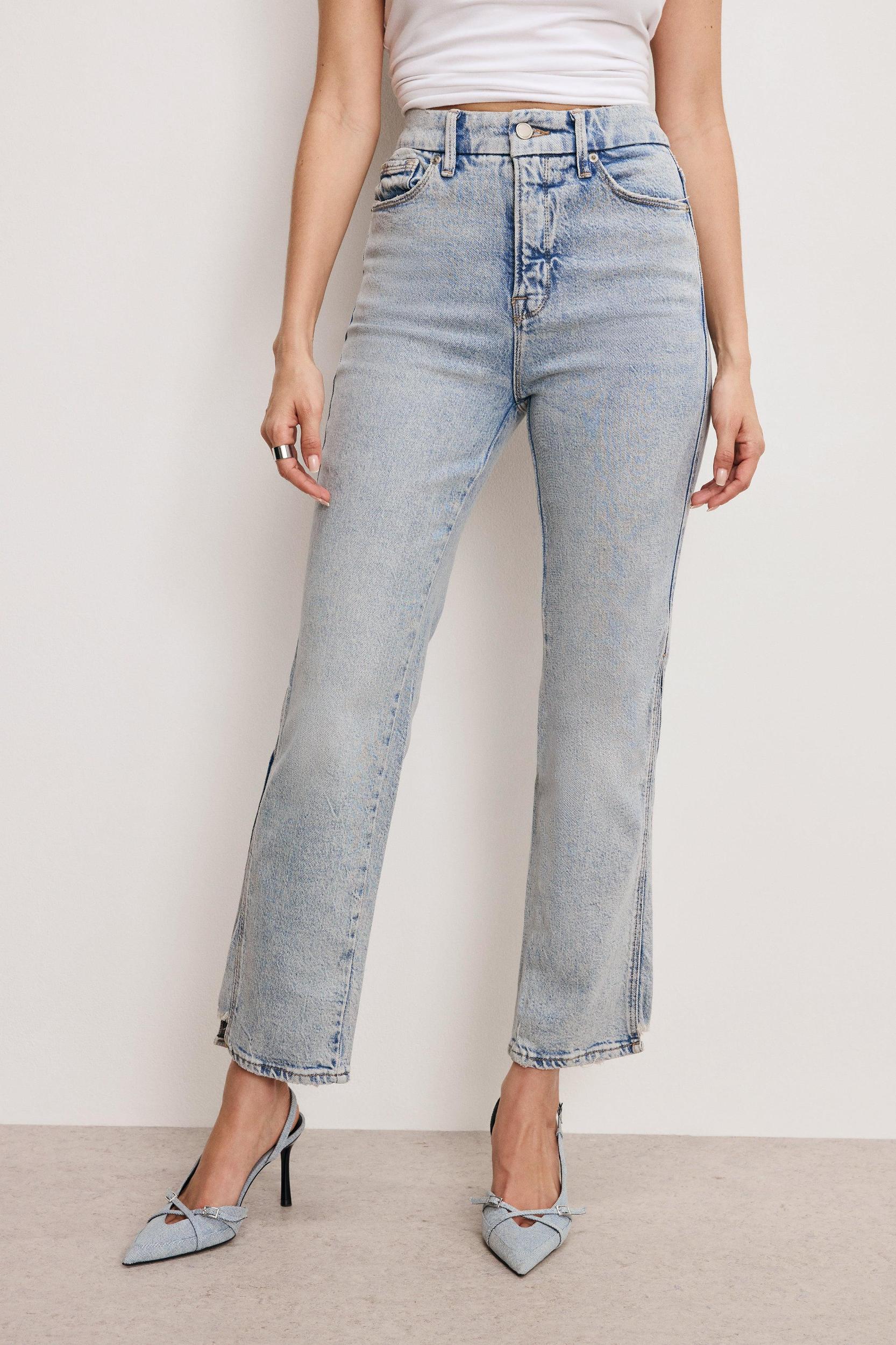 GOOD CURVE STRAIGHT JEANS | INDIGO545 Product Image