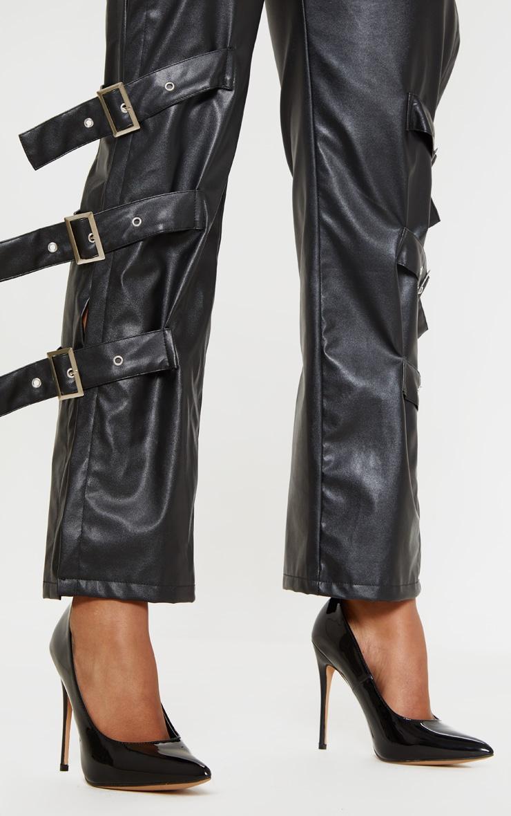 Black Patent Pu Court Heels Product Image