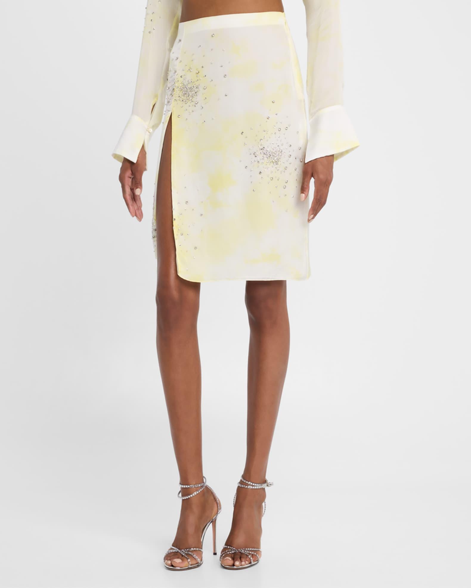 Embellished Tie-Dye Skirt  Product Image