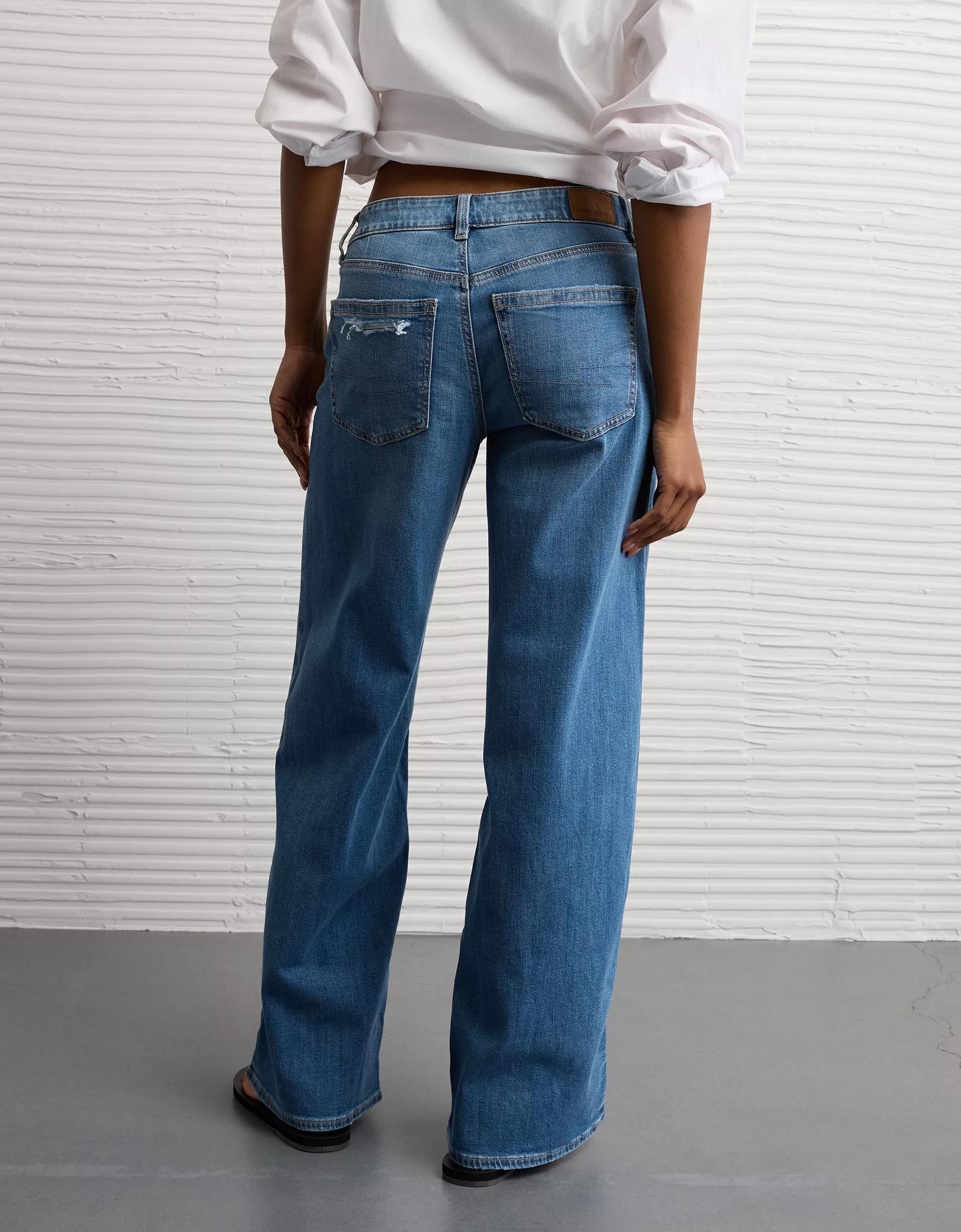 AE Stretch Low-Rise Baggy Wide-Leg Jean Product Image