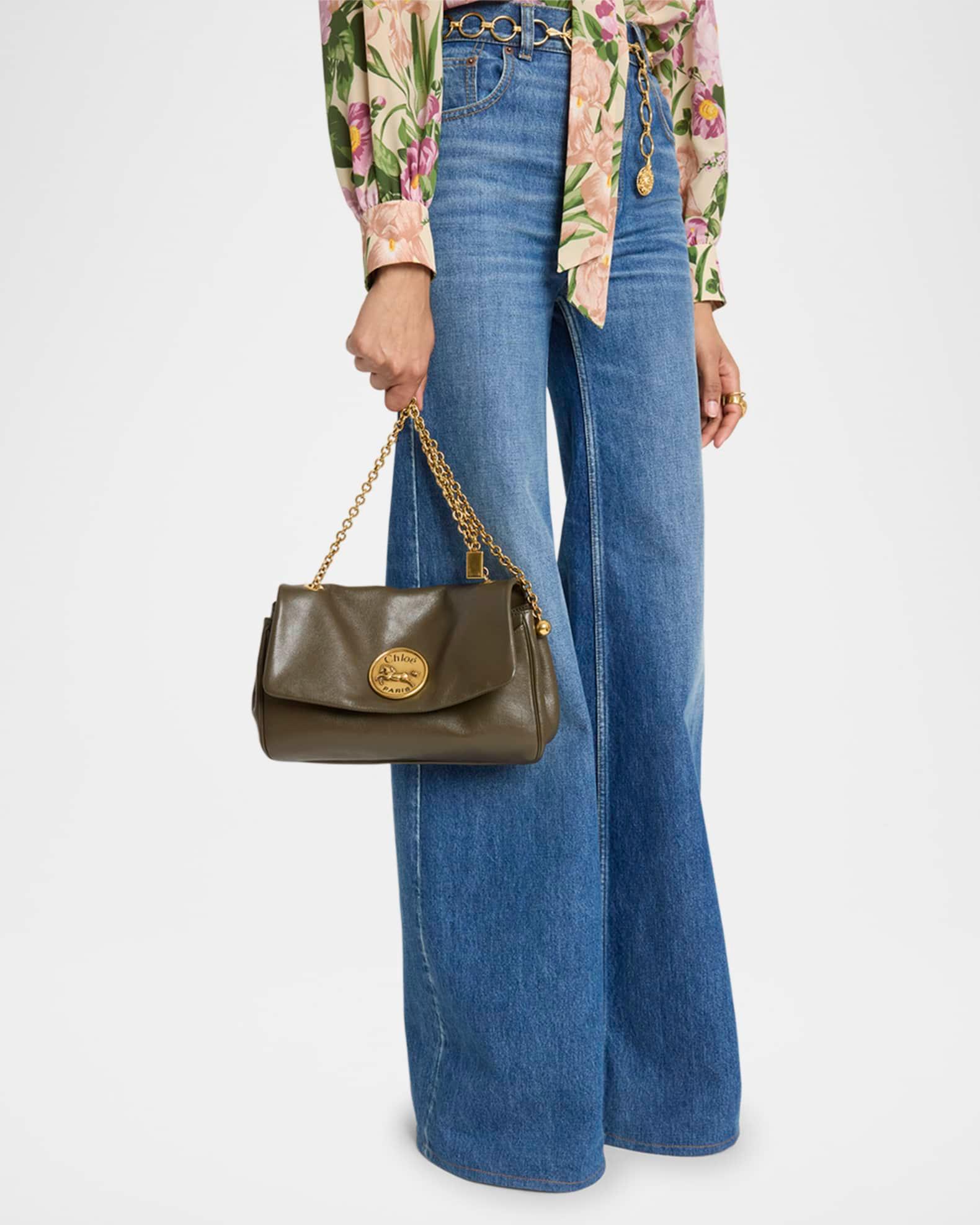 Heritage Medium Crossbody Bag in Grained Leather  Product Image