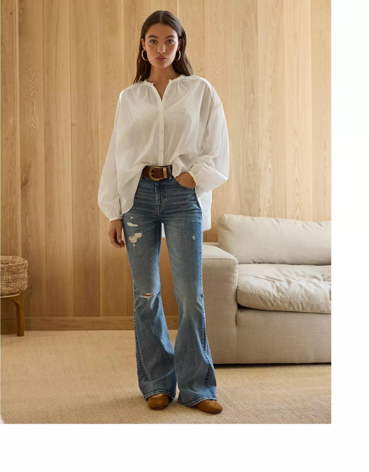 AE77 Premium Voile Blouse Product Image