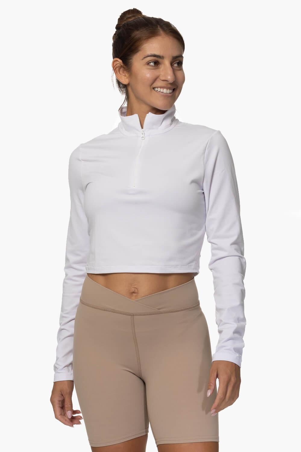 Snapper Cropped 1/4 Zip Up Pullover - Seasalt Female Product Image