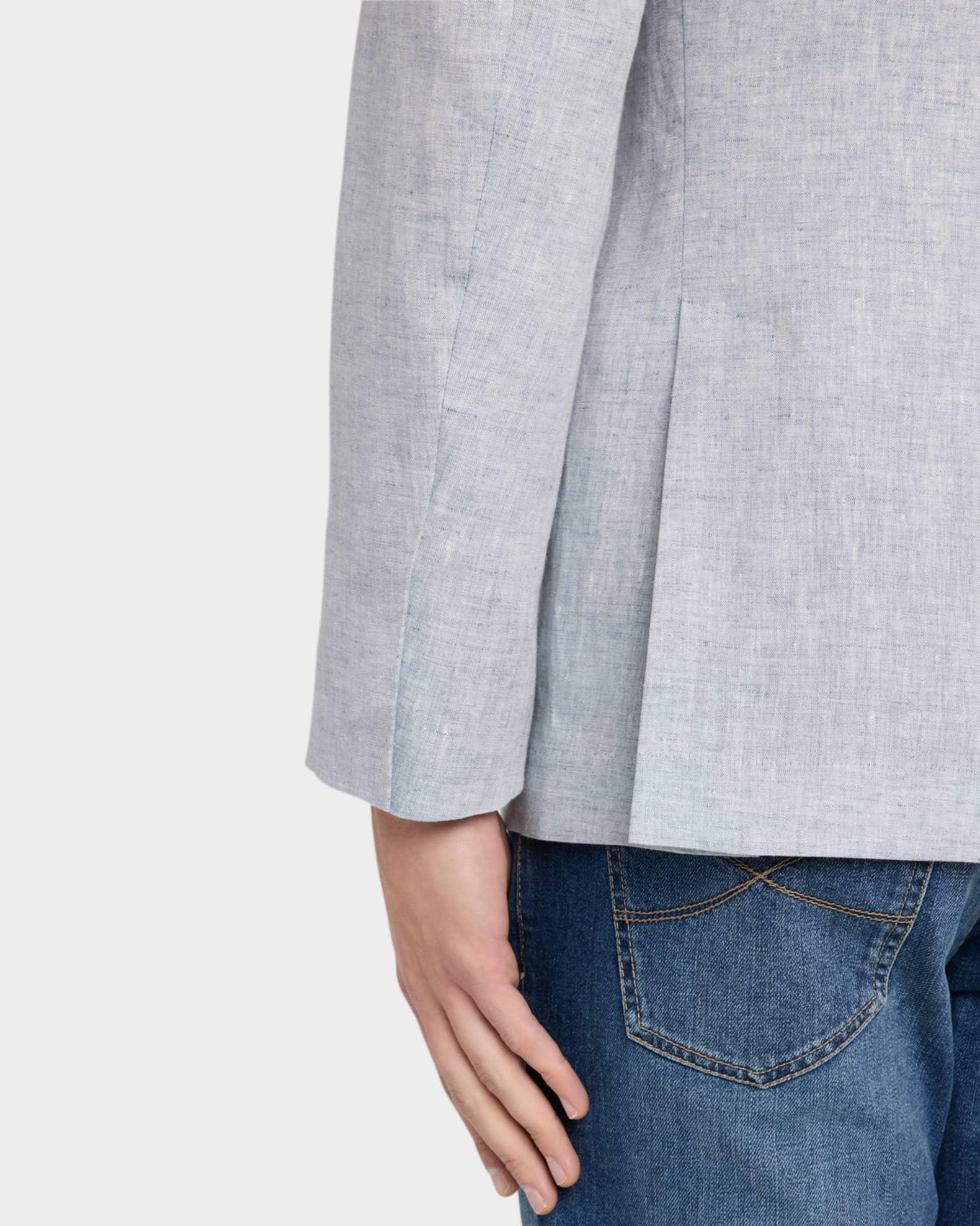 Men's Linen Single-Breasted Sport Coat Product Image