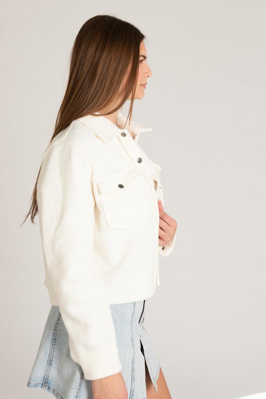 Snap Front Shacket Product Image