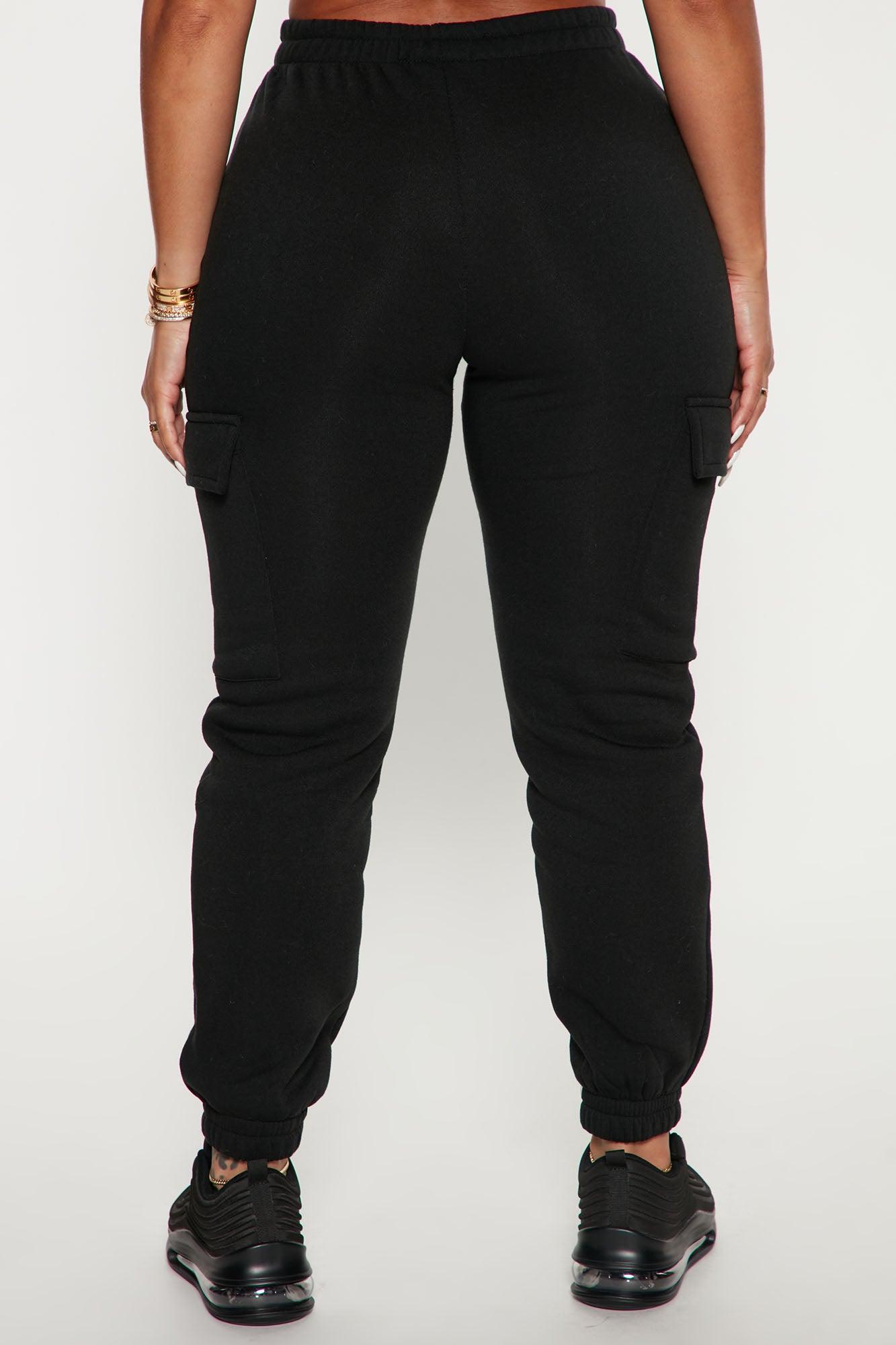Let's Relax Jogger Sweatpants - Black Product Image