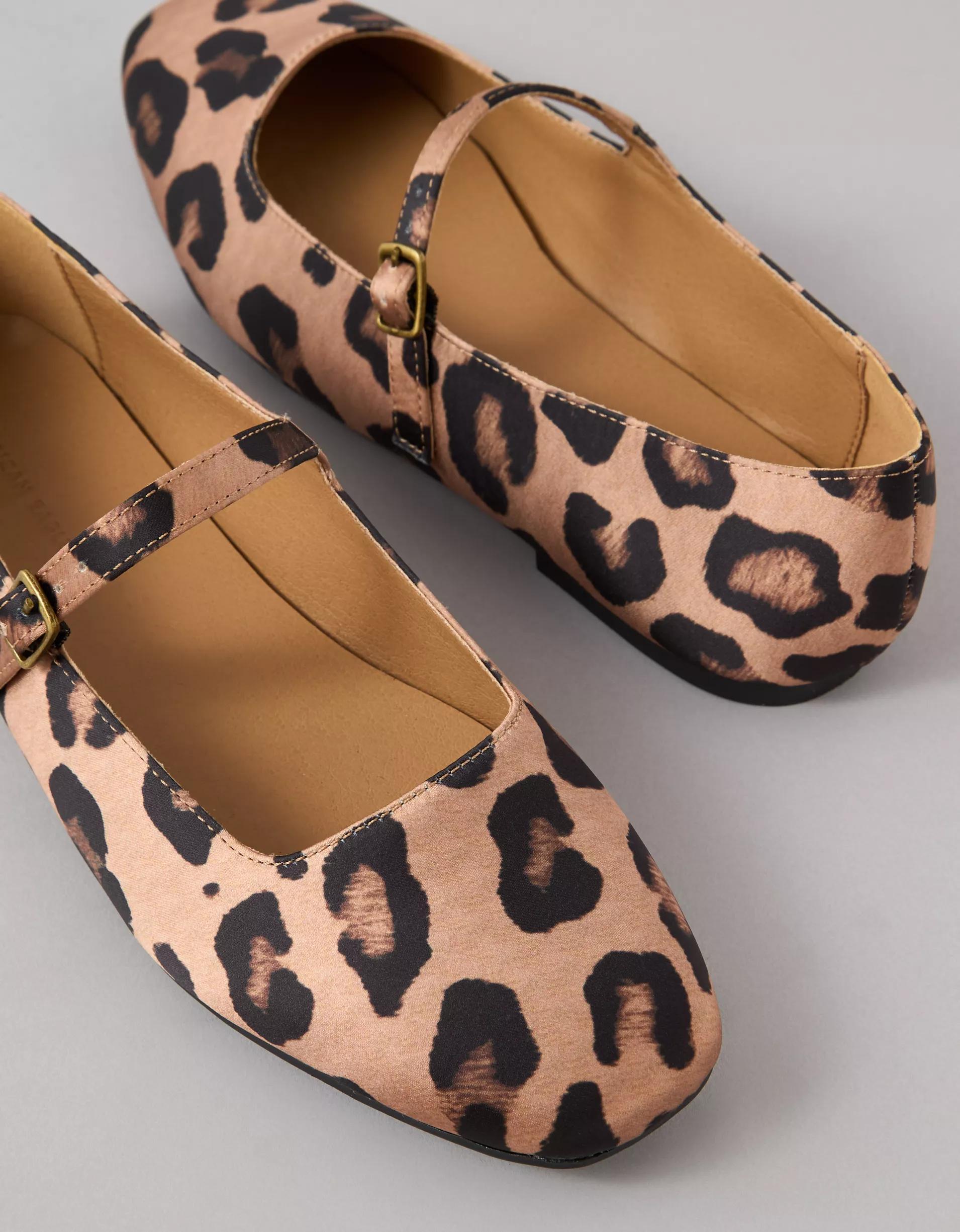 AE Leopard Mary Jane Flat Womens Product Image