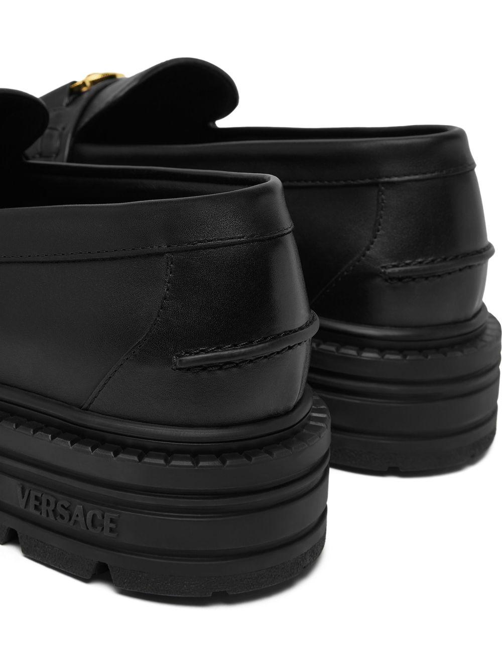Medusa-plaque platform loafers Product Image