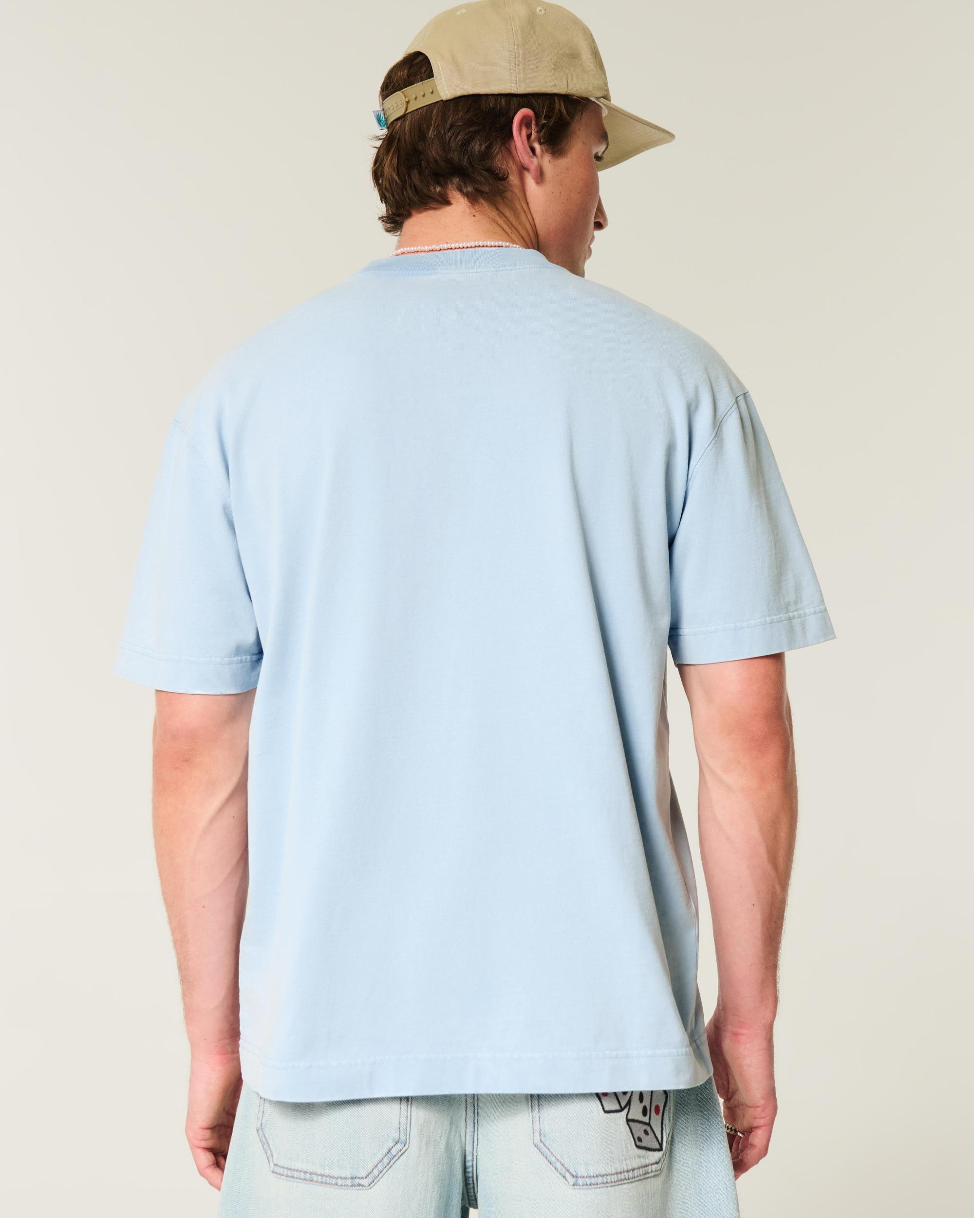 Dalix Mens Lil Smile Heavy Weight Cotton Tee Product Image