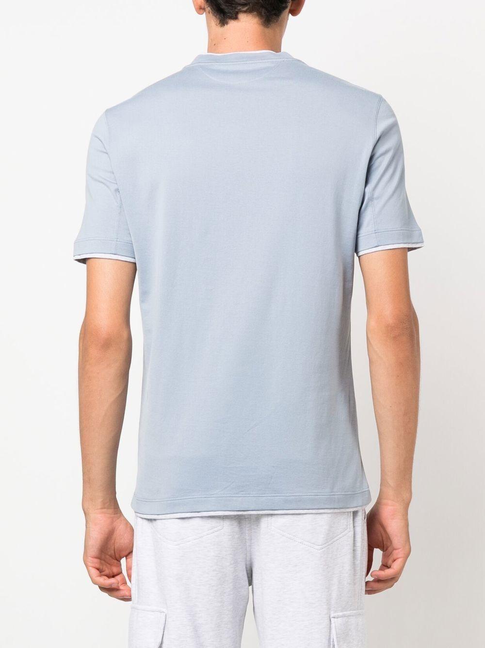crew neck short-sleeved T-shirt Product Image