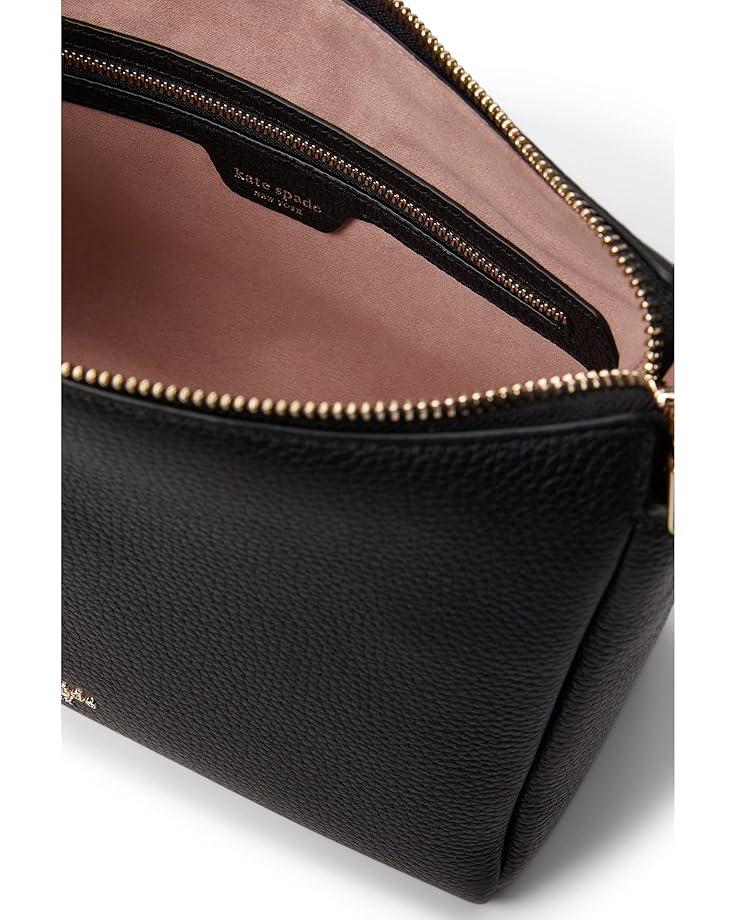 Deco Pebbled Leather Satchel Product Image