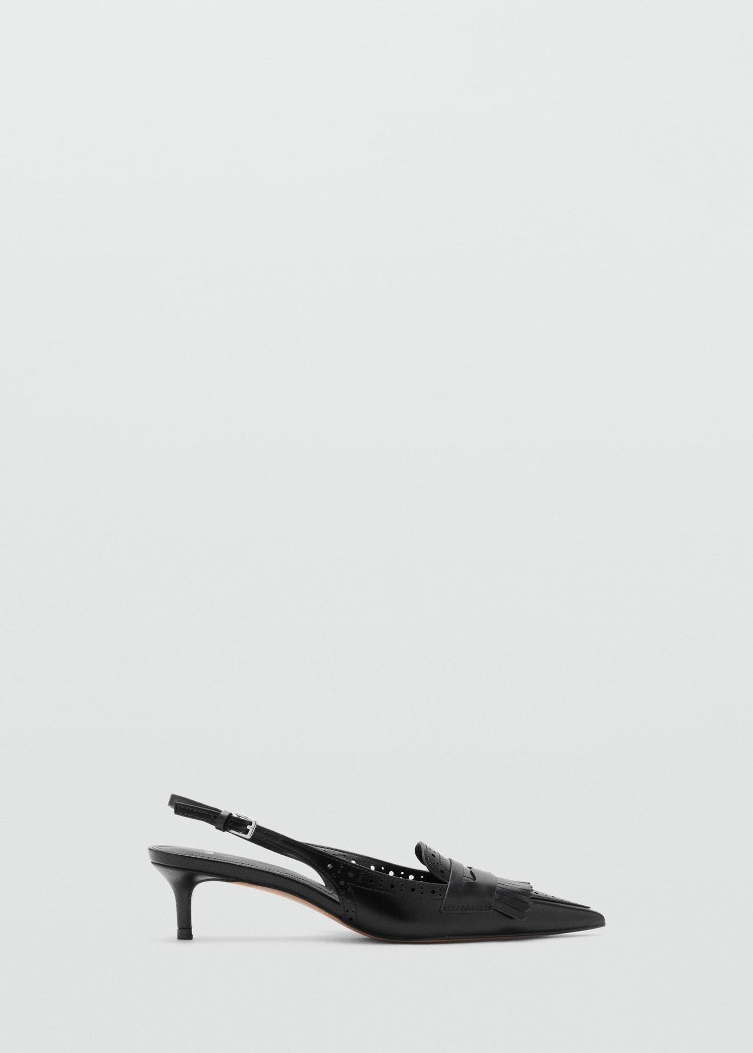 Fringe-heel shoes - Women | MANGO USA Product Image