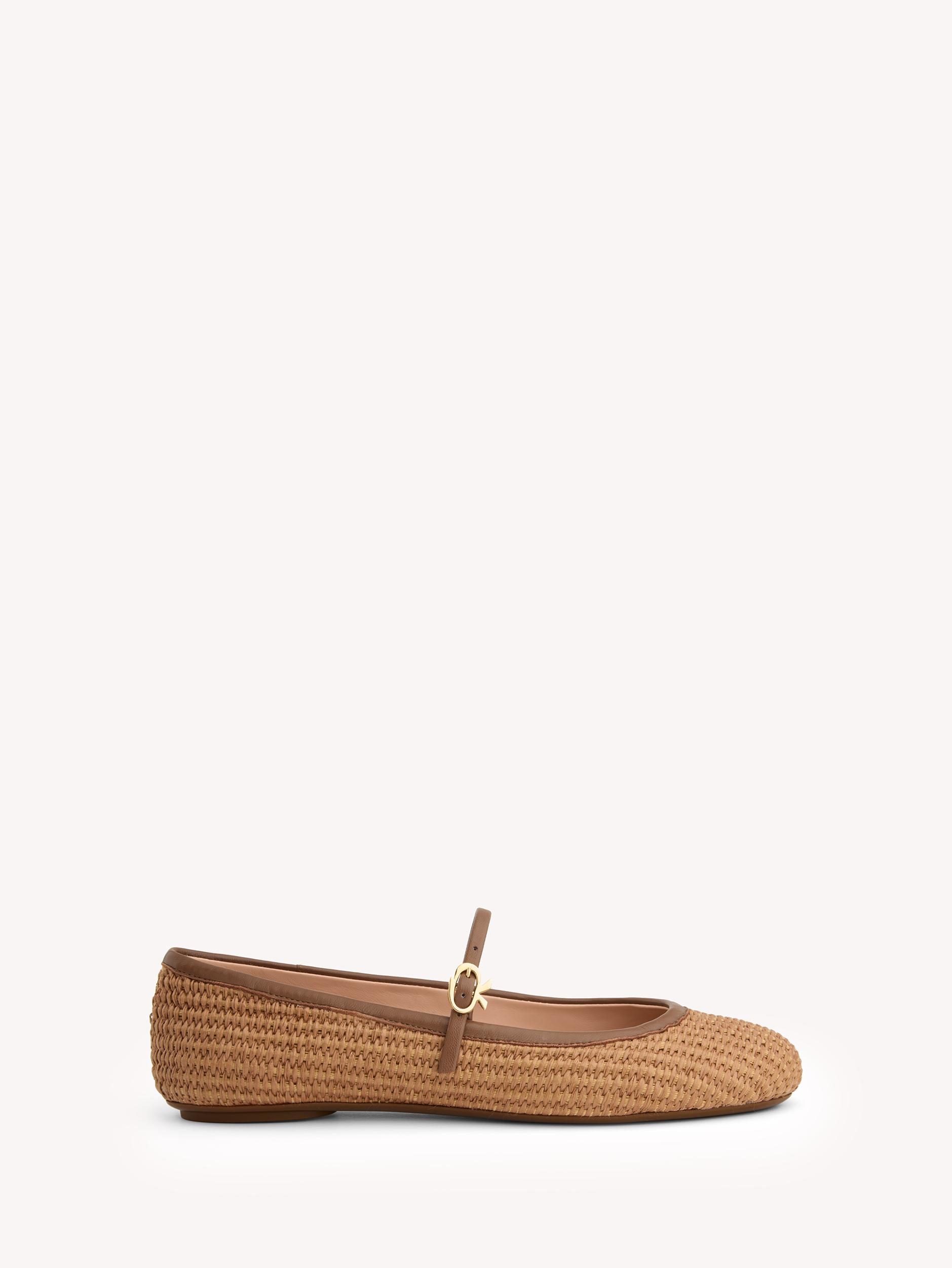 Carla raffia ballet pumps Product Image