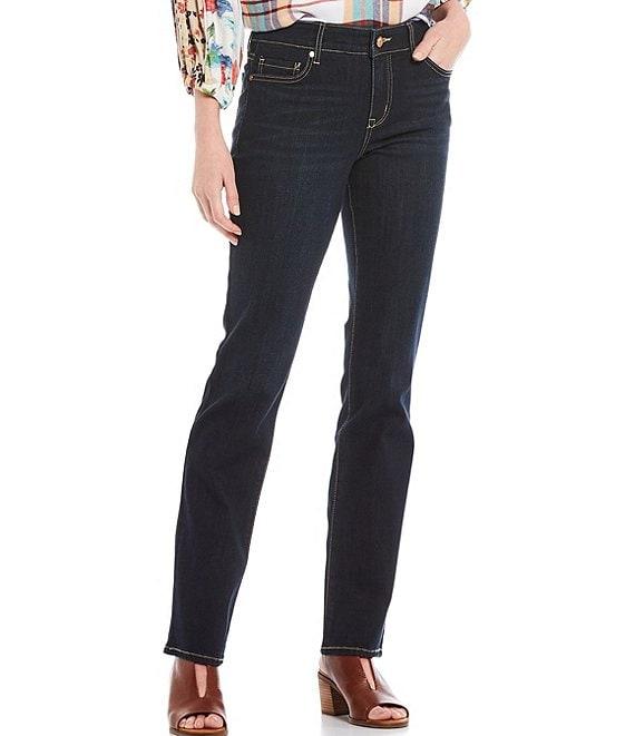 Code Bleu Petite Size Chelsea Straight Leg Jeans Product Image