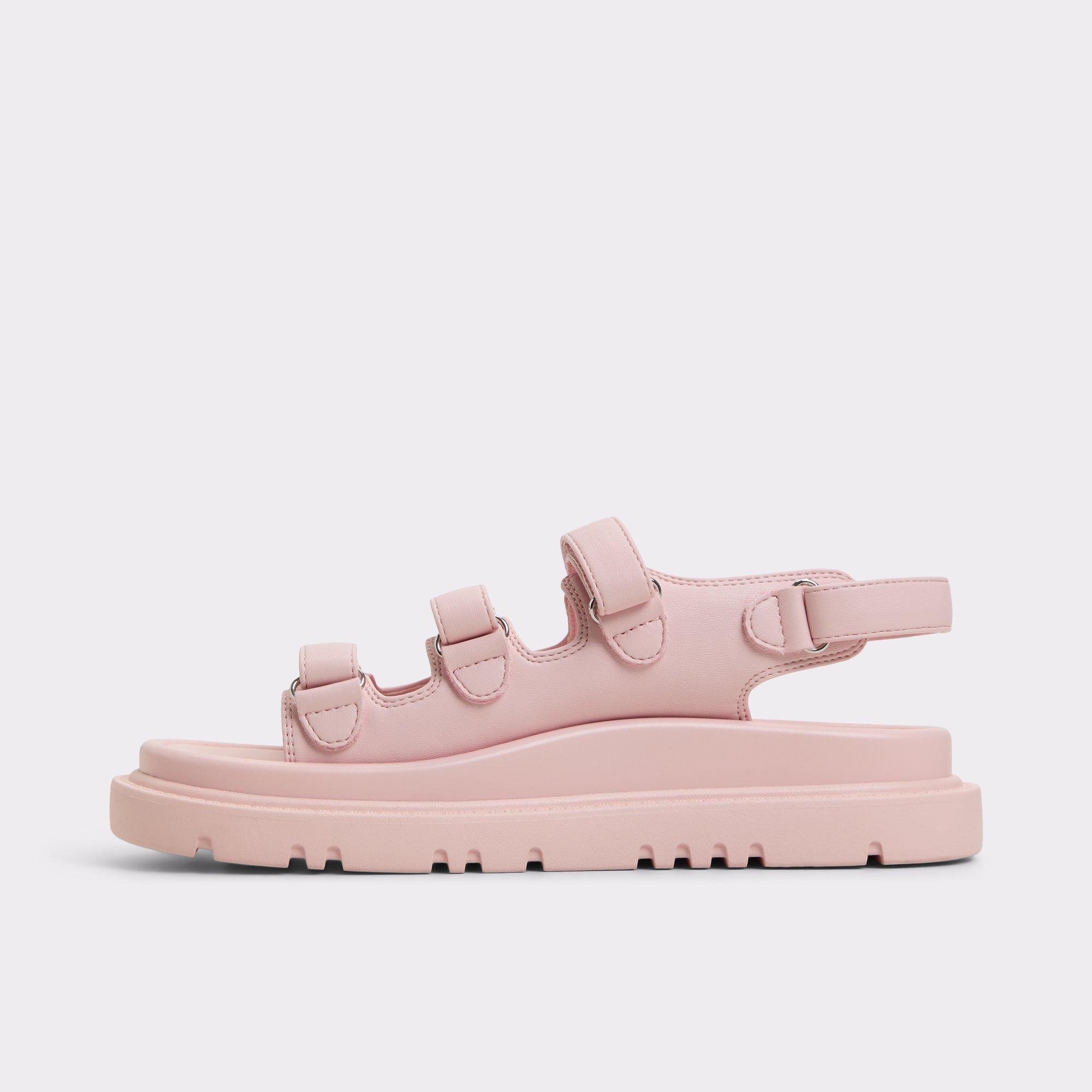 Halendar Light Pink Women's Footbed sandals | ALDO US Product Image