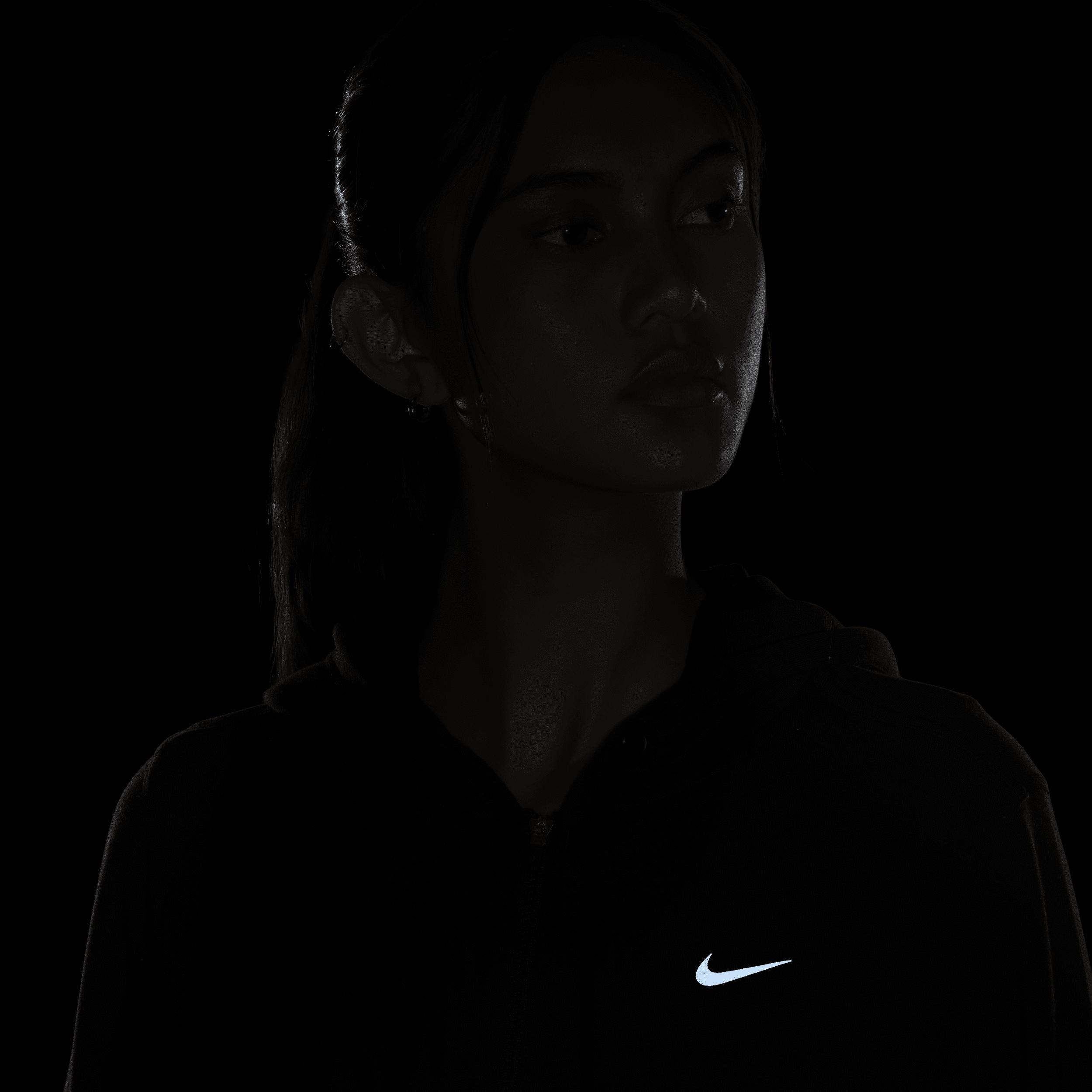 Nike Womens Dri-FIT One Full-Zip French Terry Hoodie | FB5198-010 Product Image