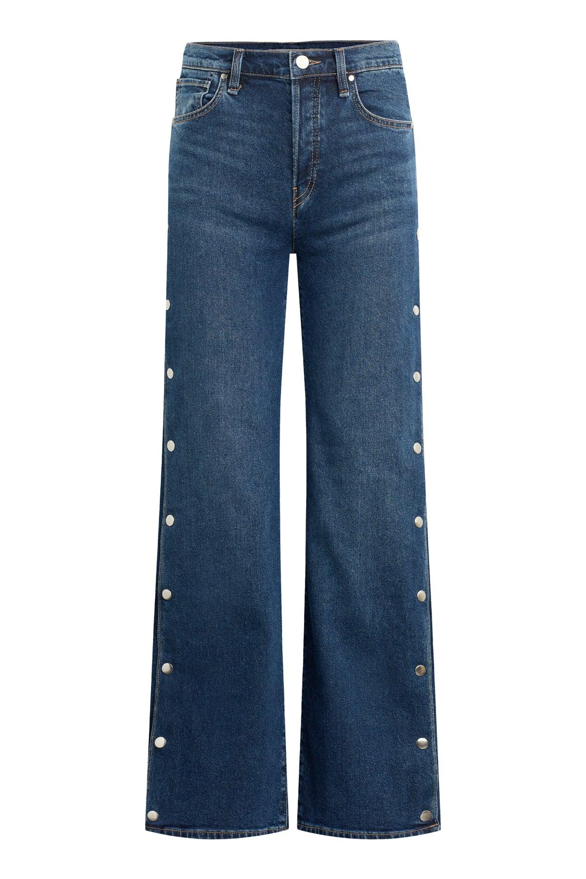 Rosie Side Seam Snaps Wide Leg Female Product Image