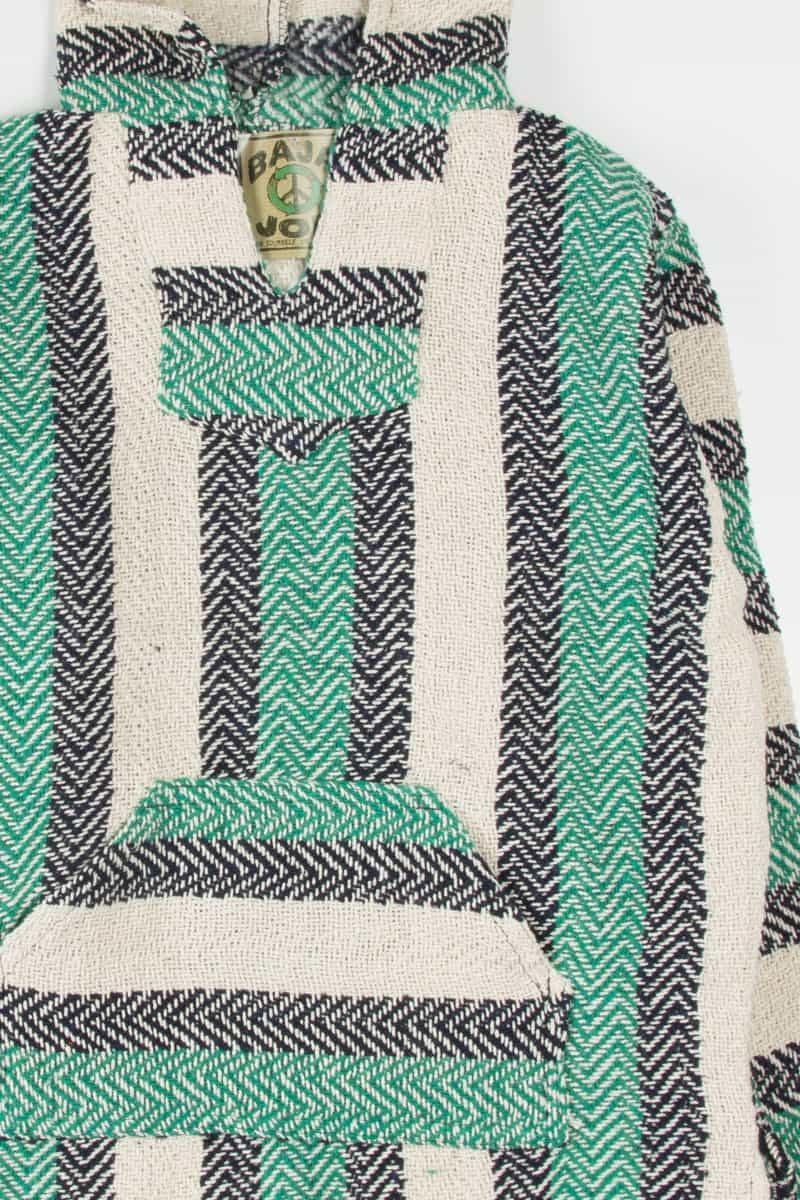 Green Cotton Blend Baja Hoodie Product Image