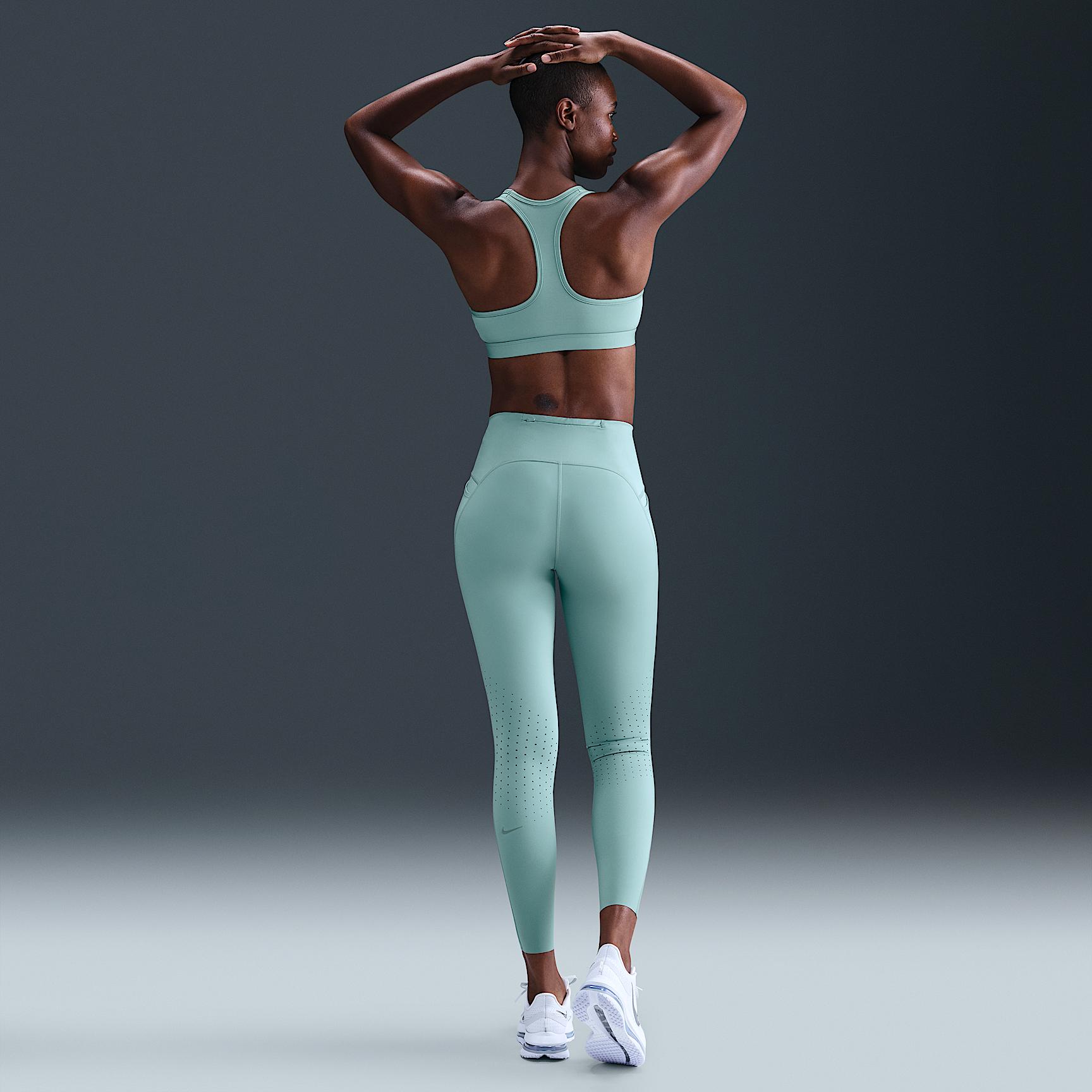 Nike Womens Swift High-Waisted 7/8 Running Leggings with Pockets | HJ2252-675 Product Image