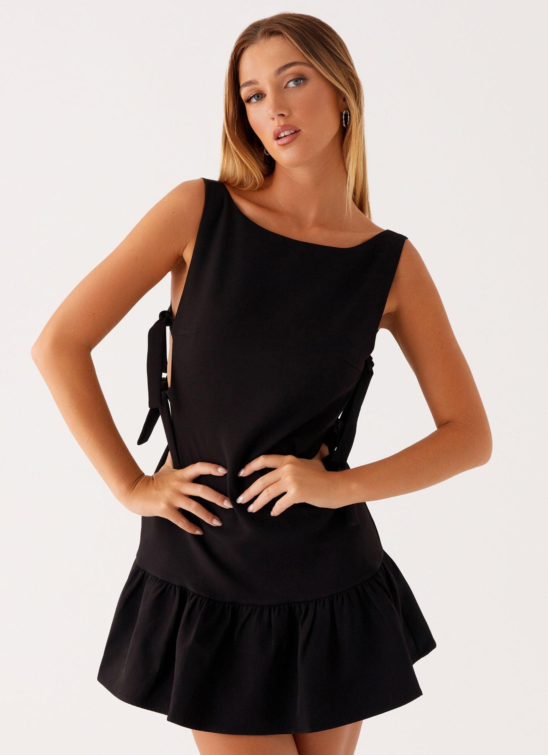 Roux Mini Dress - Black Product Image
