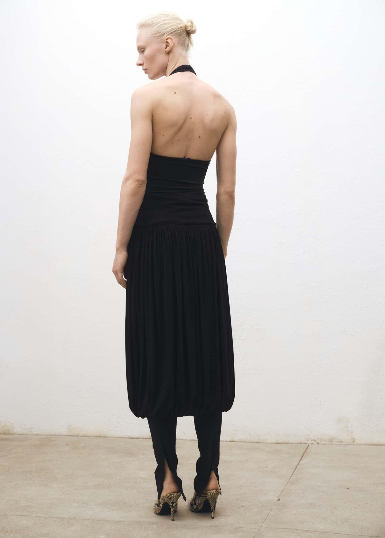 Balloon midi skirt - Women | MANGO USA Product Image