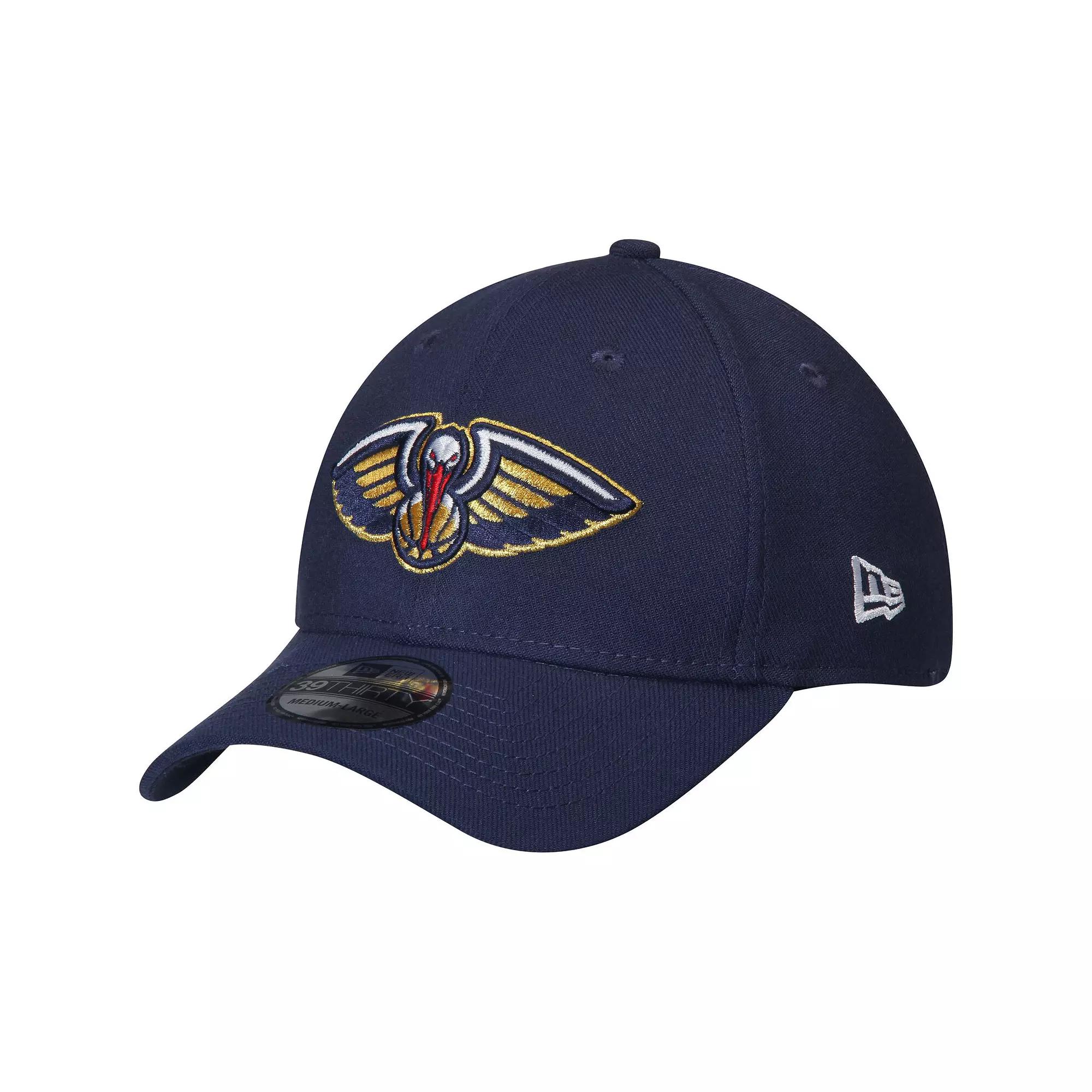Men's New Era Navy New Orleans Pelicans Team Classic 39THIRTY Flex Hat,  Product Image