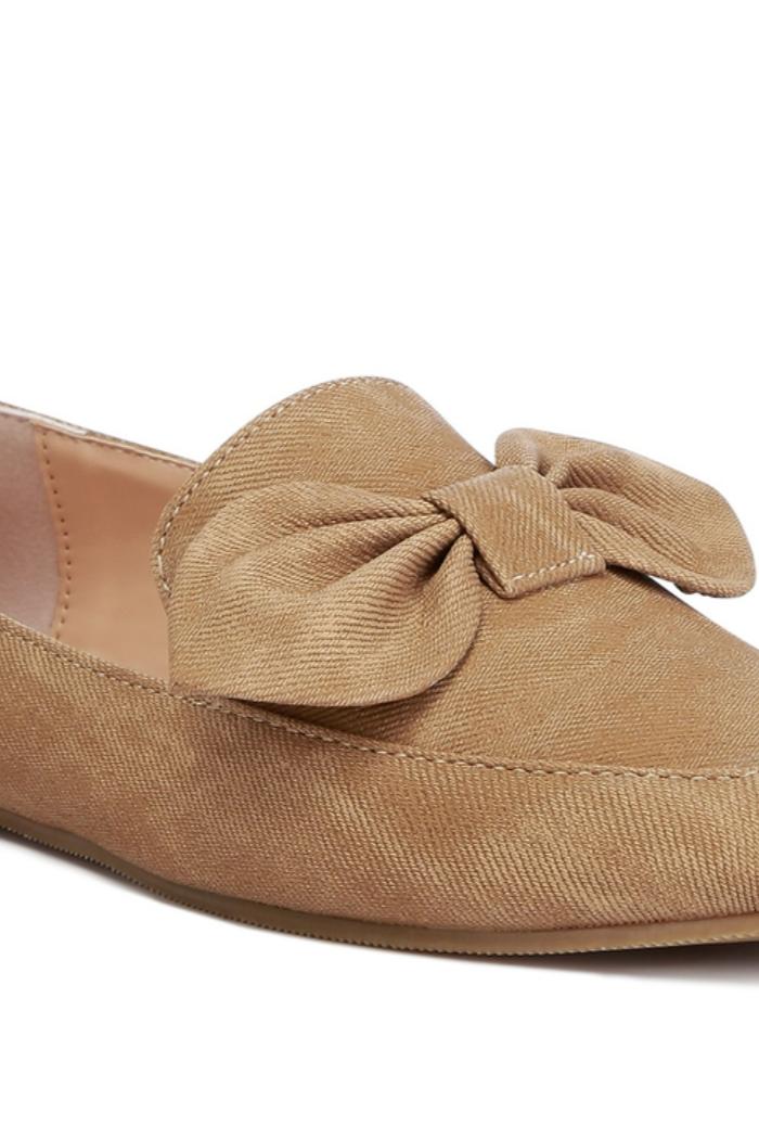 Waveney Bow Embellished Loafers Product Image
