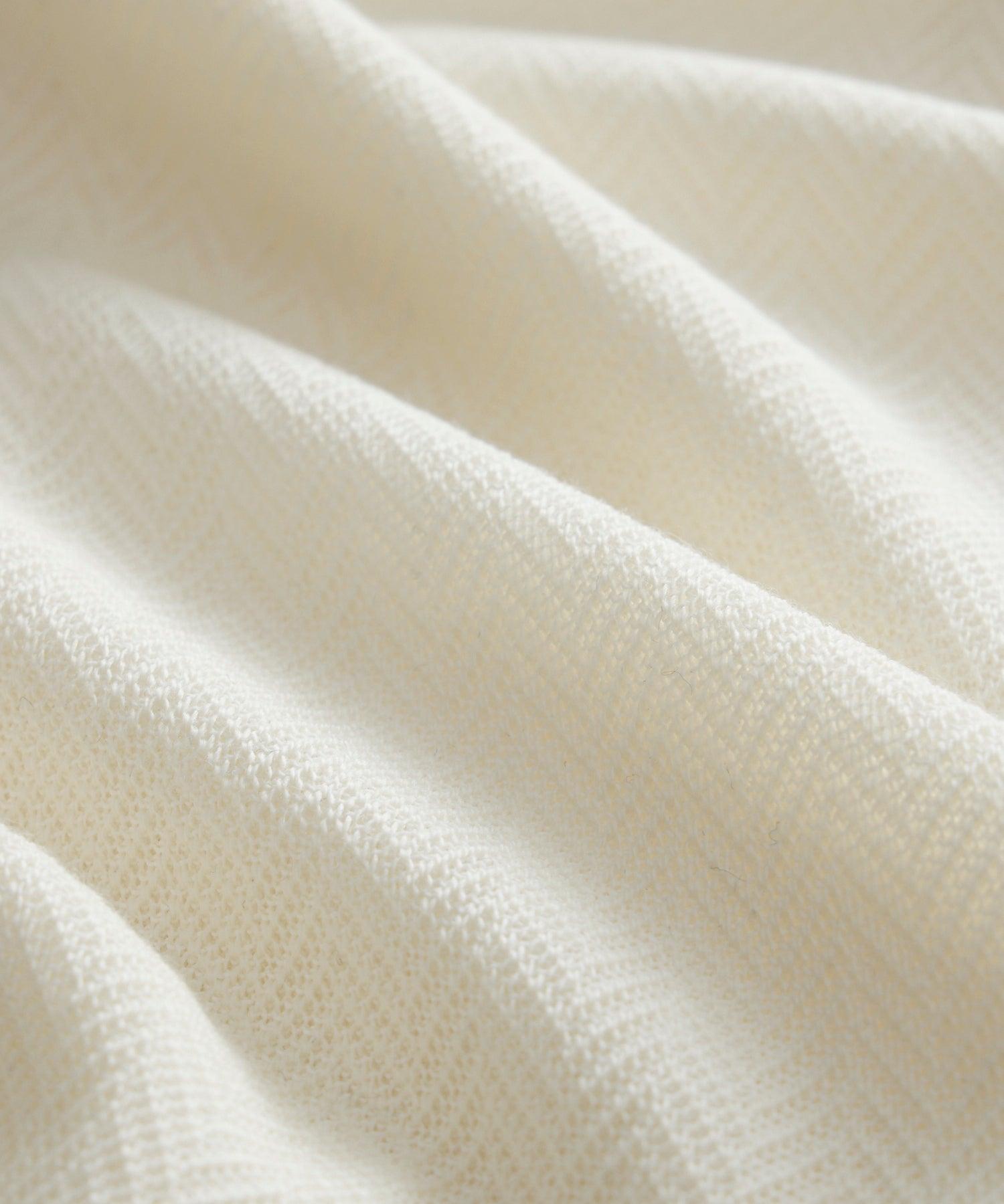 Herringbone Knit Overshirt in Bisque Product Image