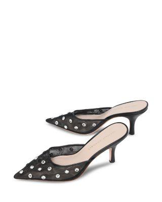 Women's Embellished Mesh High Heel Pumps Product Image
