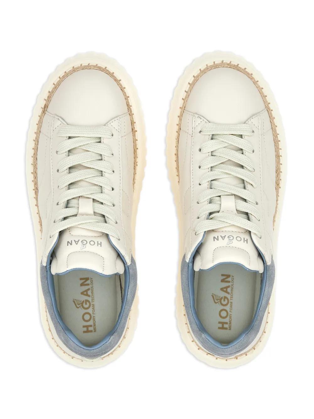 H-Stripes leather sneakers Product Image