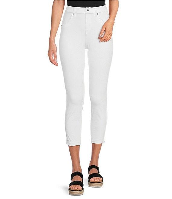 HUE Ultra Soft Denim High Rise Skimmer Crop Jeggings Product Image