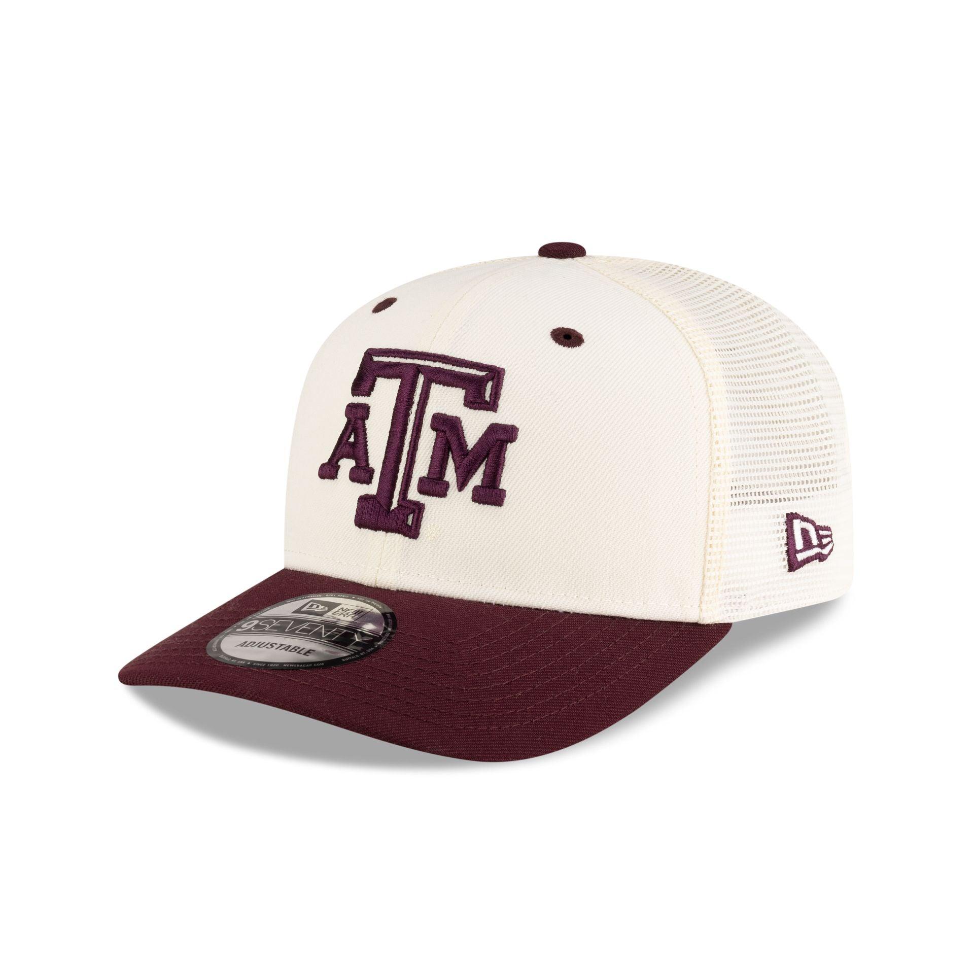 New Era x adidas Texas A&M Aggies Chrome White 9SEVENTY Trucker Hat Male Product Image
