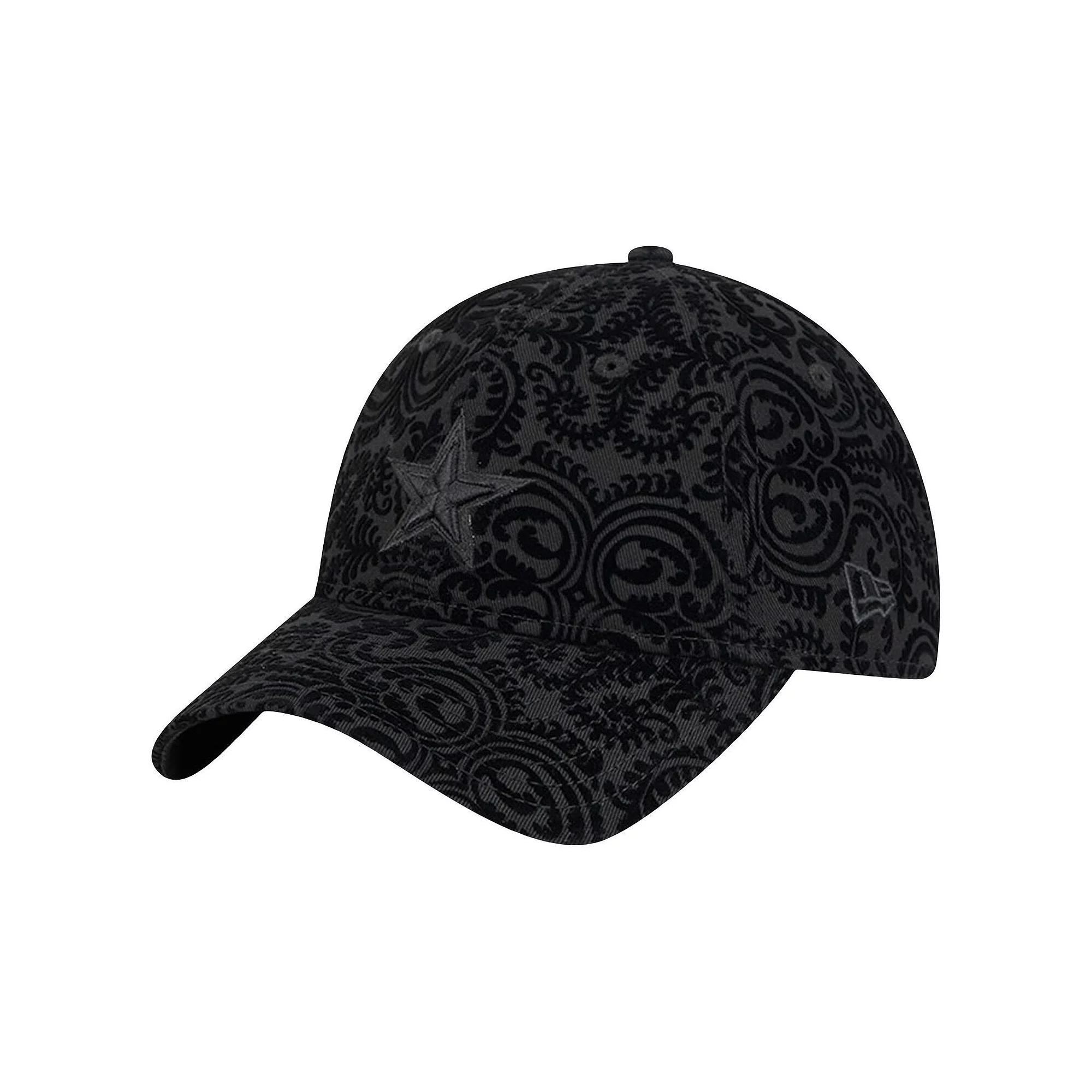 Women's New Era  Black Dallas Cowboys Sport Night Flair 9TWENTY Adjustable Hat Product Image