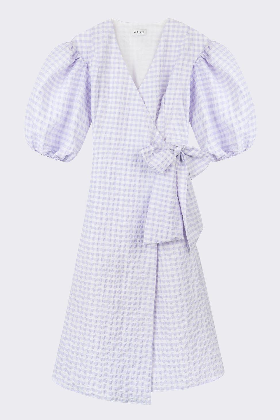 Juliette Dress - Hyacinth Gingham Product Image