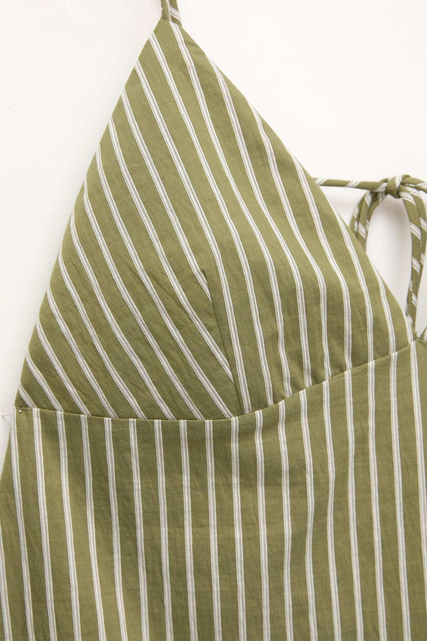 Striped top with straps Product Image