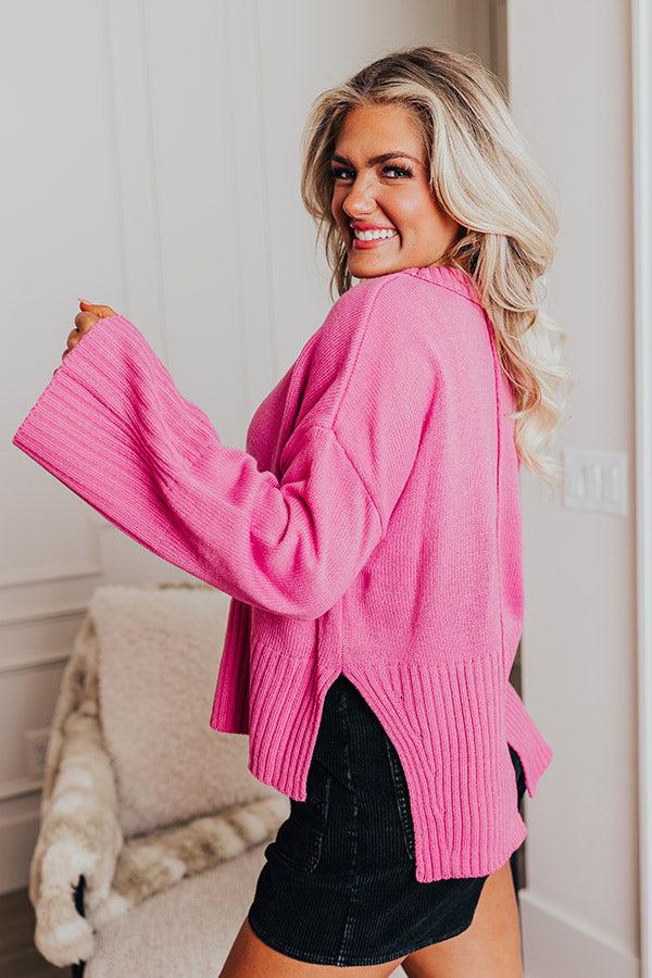 Under The Clouds Sweater In Violet Product Image