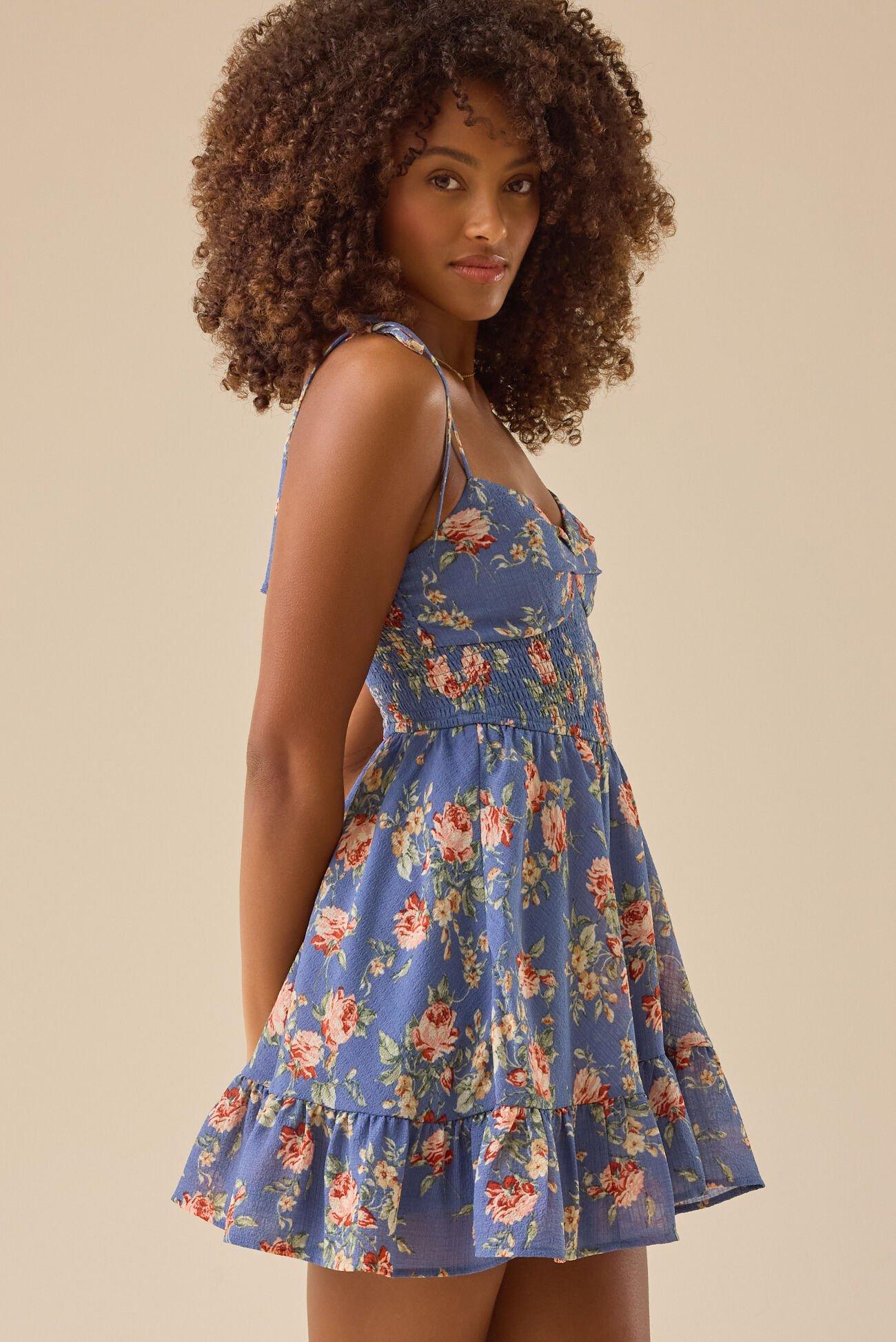 Landis Floral Mini Dress Product Image