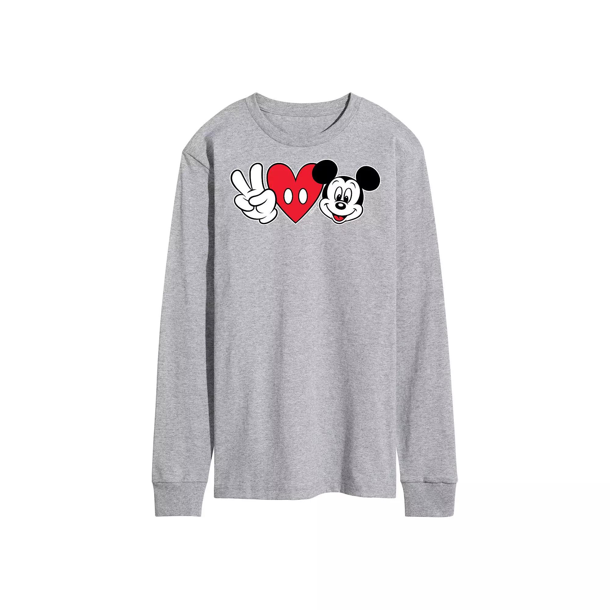 Men's Disney's Peace Love Mickey Tee,  Product Image